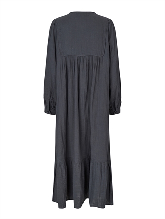 Lollys Laundry LatourLL Lace Maxi Dress LS Dark Grey